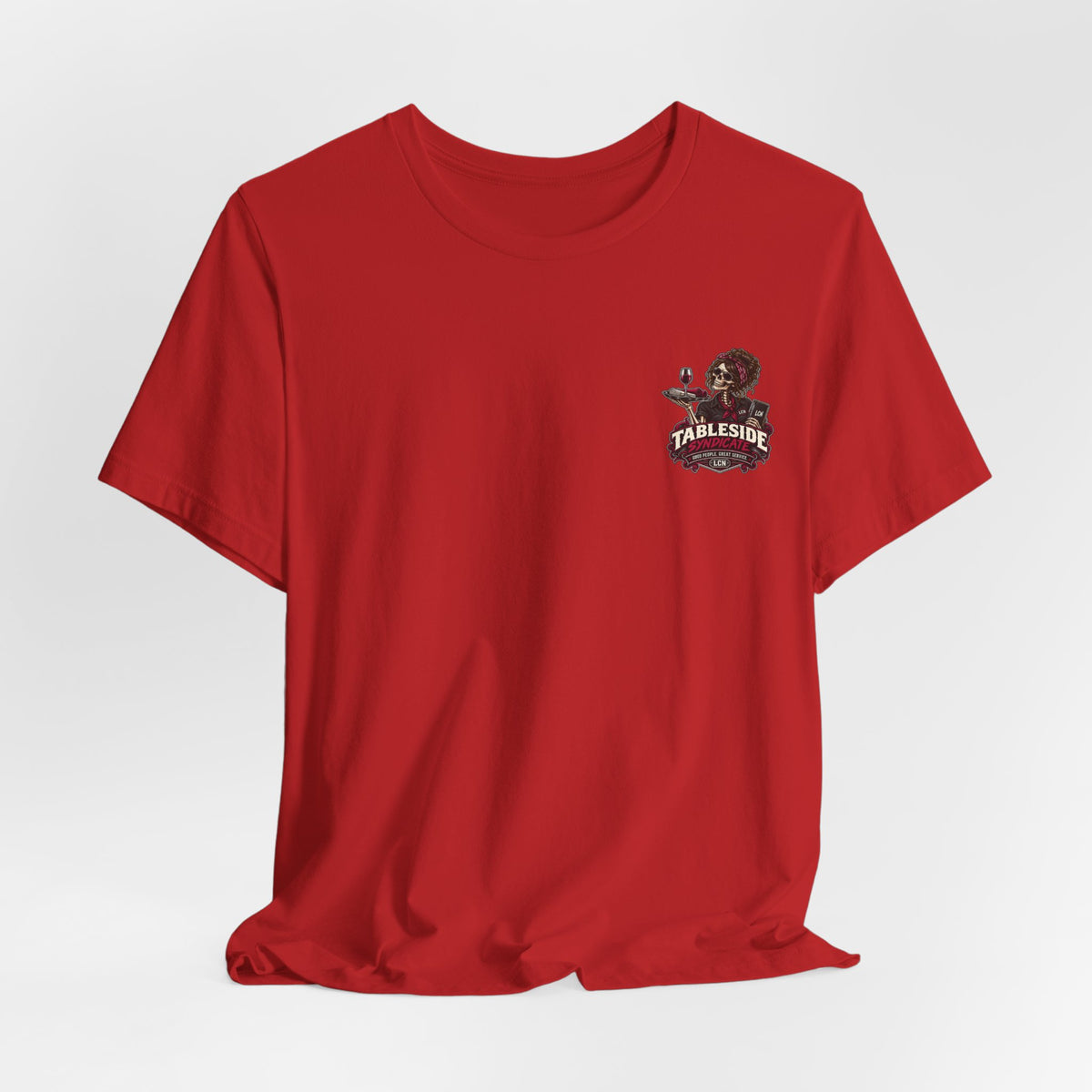 Tableside Syndicate Tee — "I'll Ask the Kitchen" Restaurant Server Shirt