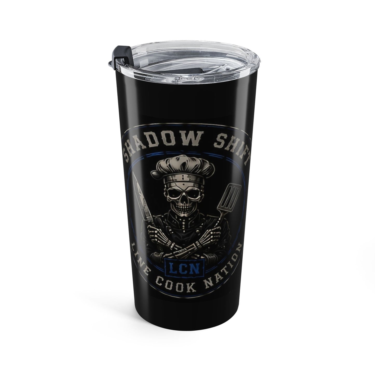 20oz Tactical Coffee Tumbler — Blue Badge Shift Crew Insulated Travel Mug