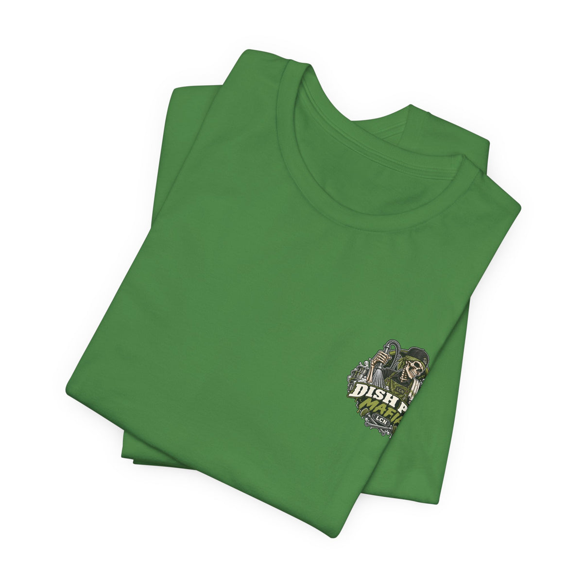 Dish Pit Mafia T-Shirt — 'Behind Every Clean Plate is a Dirty Job' Crewneck Tee
