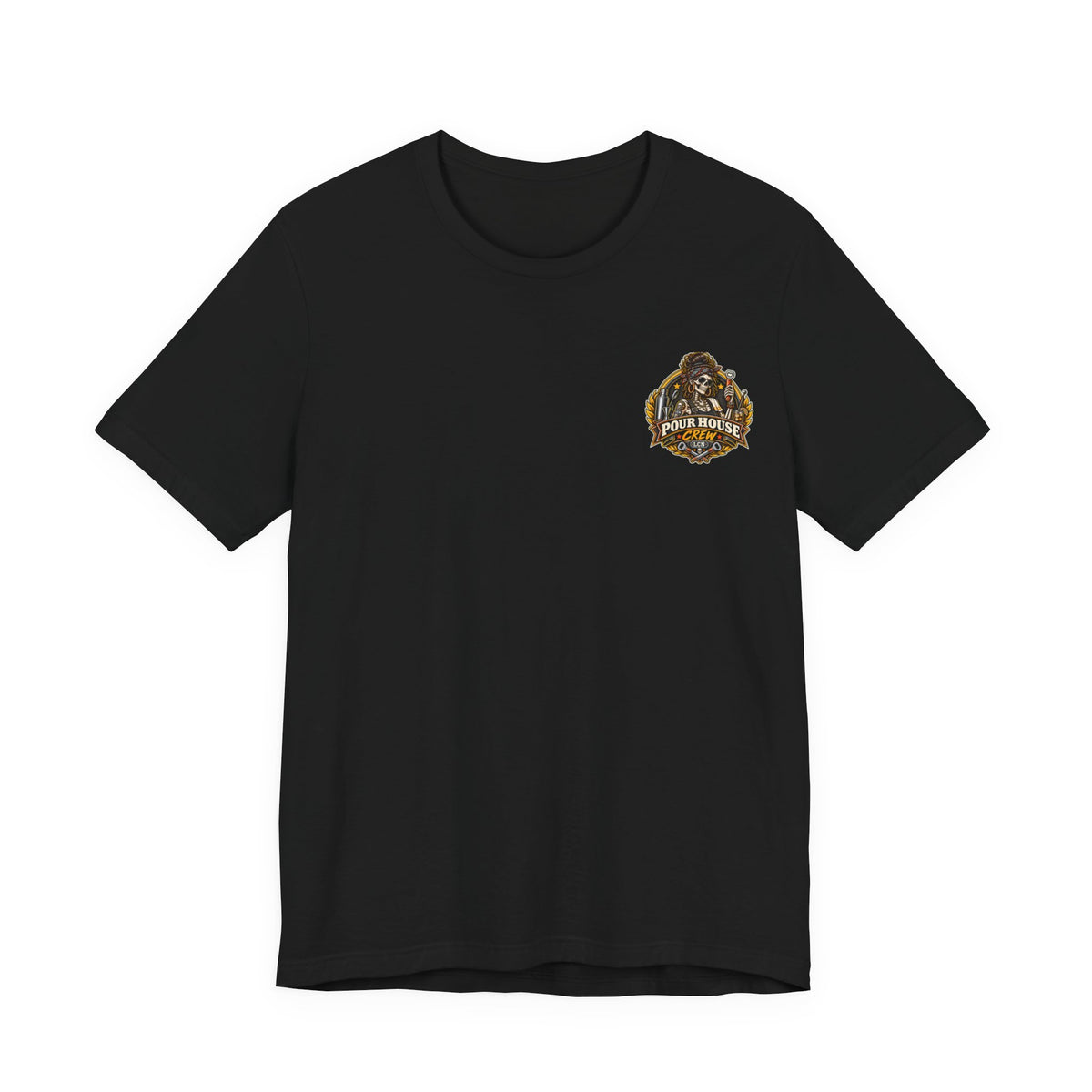 Pour House Crew T-Shirt — 'Shake Pour Repeat' Bartender Bar Tee