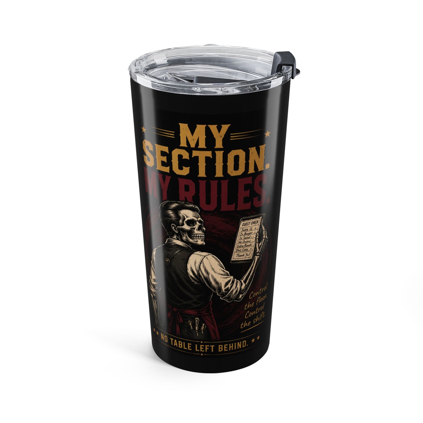 Server Rules 20oz Tumbler — 'For the server who knows their rules'