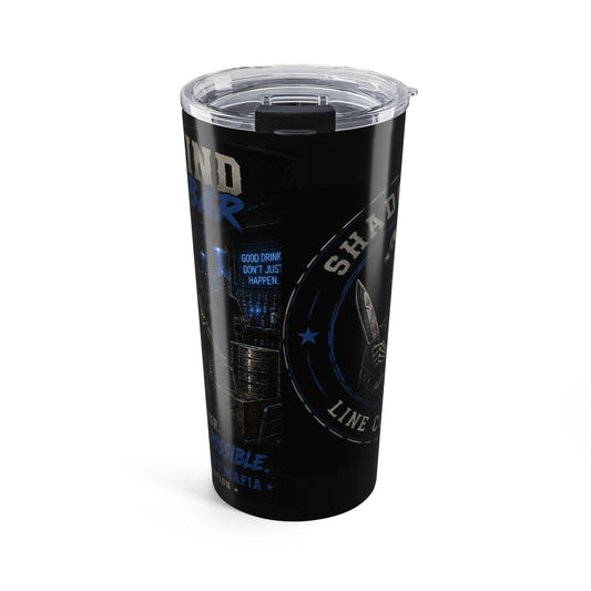 20oz Tactical Coffee Tumbler — Blue Badge Shift Crew Insulated Travel Mug