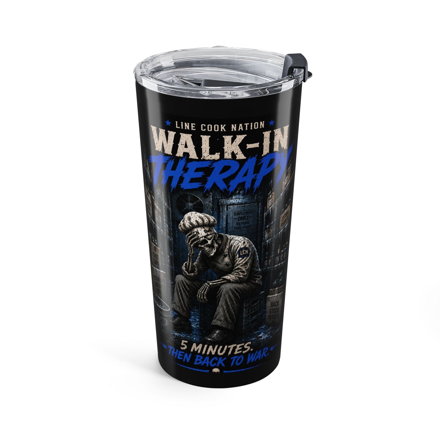 20oz Military Veteran Tumbler — "Kitchen Line" For when you just need 5 min off the line