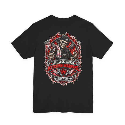 Line Cook Nation Kitchen Warfare Tee — Burner