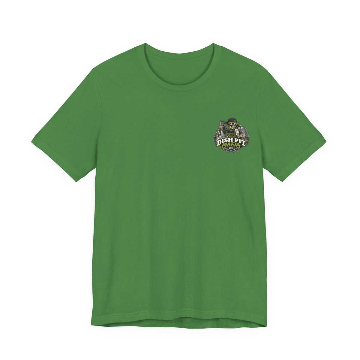 Dish Pit Mafia T-Shirt — 'Behind Every Clean Plate is a Dirty Job' Crewneck Tee