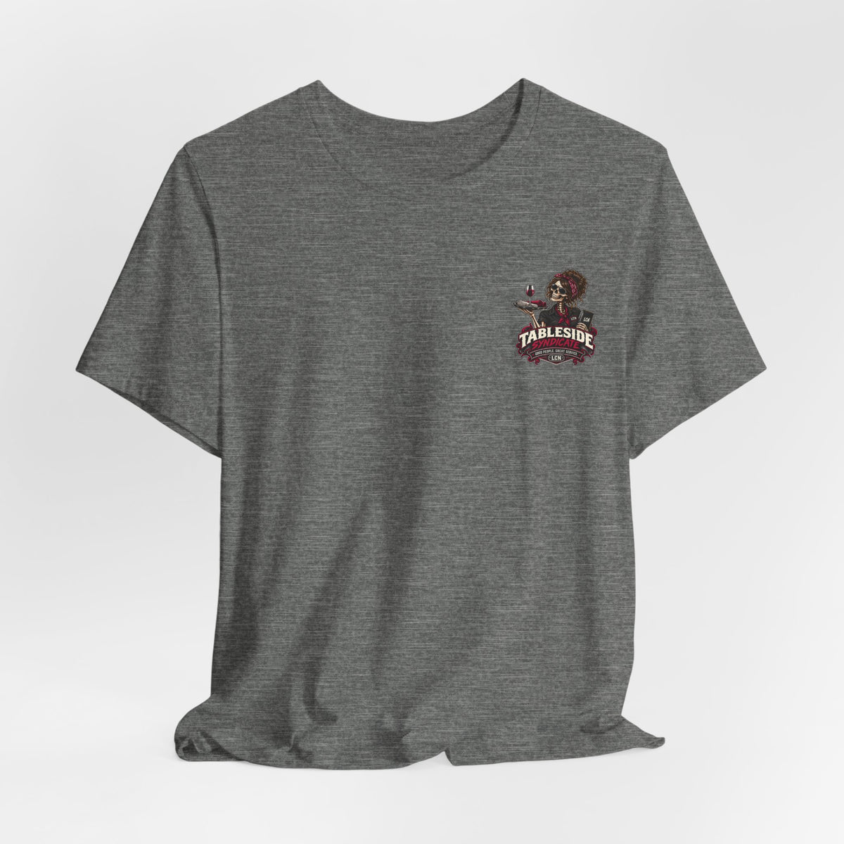 Tableside Syndicate Tee — "I'll Ask the Kitchen" Restaurant Server Shirt
