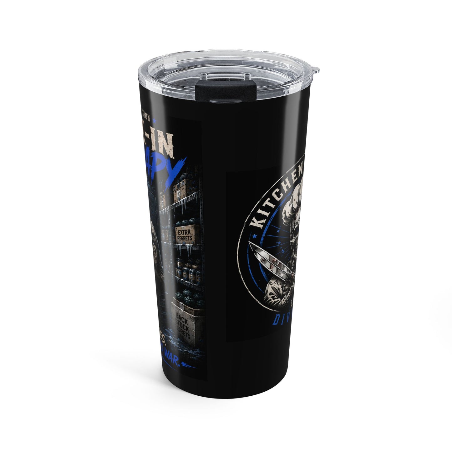 20oz Military Veteran Tumbler — "Kitchen Line" For when you just need 5 min off the line