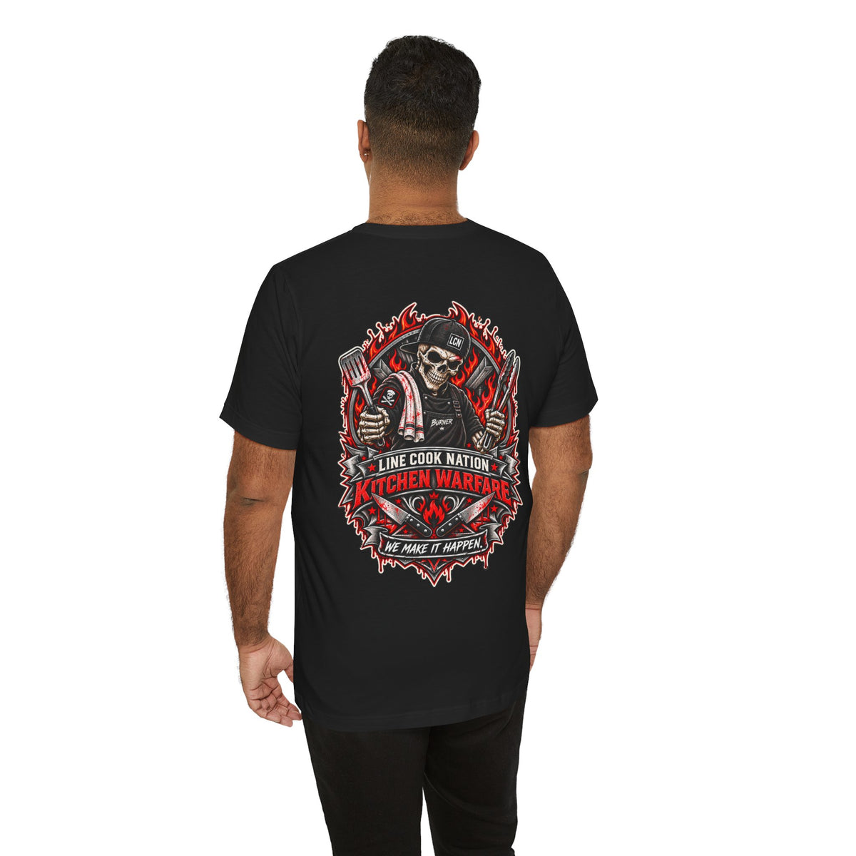 Line Cook Nation Kitchen Warfare Tee — Burner