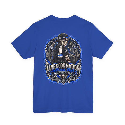 Line Cook Nation Invisible Army Tee — Ghost