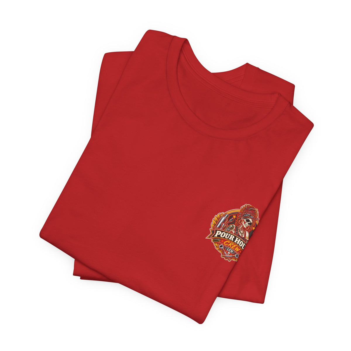 Pour House Crew T-Shirt — 'Shake Pour Repeat' Bartender Bar Tee