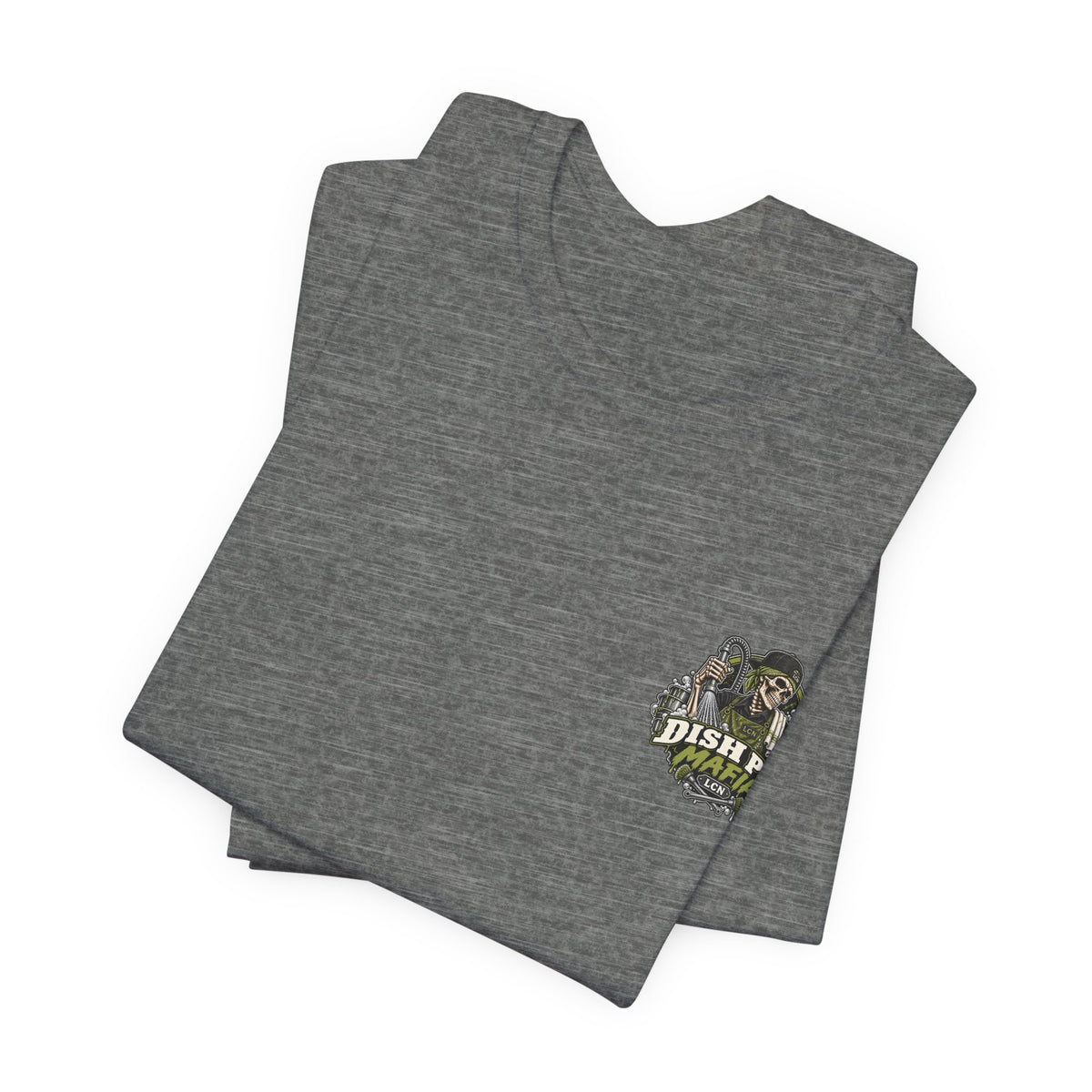 Dish Pit Mafia T-Shirt — 'Behind Every Clean Plate is a Dirty Job' Crewneck Tee
