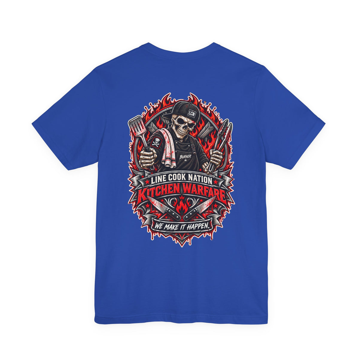 Line Cook Nation Kitchen Warfare Tee — Burner