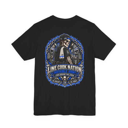 Line Cook Nation Invisible Army Tee — Ghost