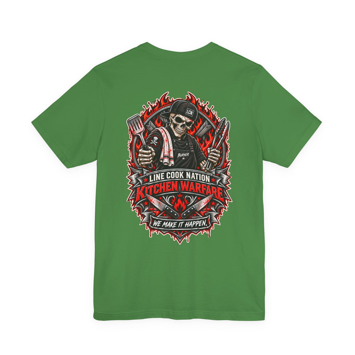 Line Cook Nation Kitchen Warfare Tee — Burner