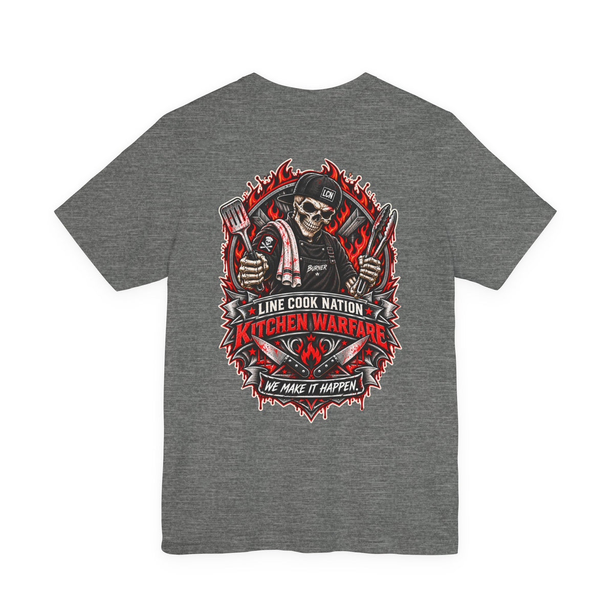 Line Cook Nation Kitchen Warfare Tee — Burner