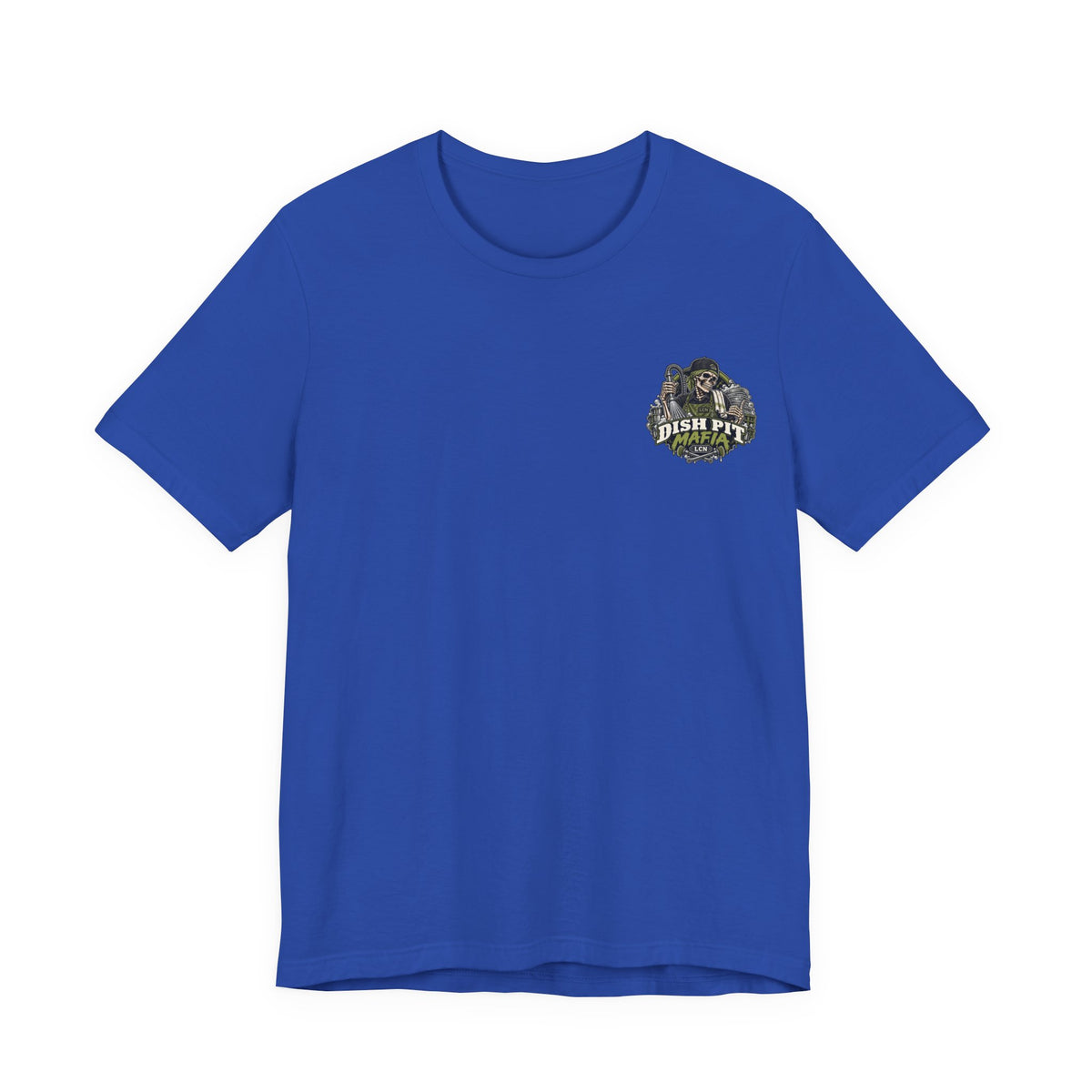 Dish Pit Mafia T-Shirt — 'Behind Every Clean Plate is a Dirty Job' Crewneck Tee