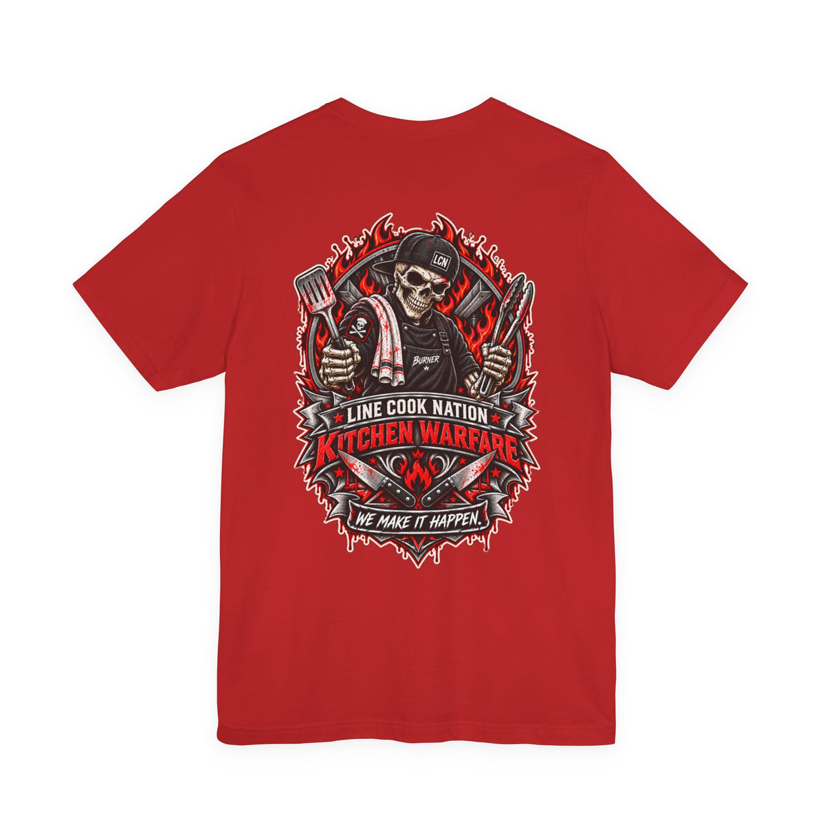 Line Cook Nation Kitchen Warfare Tee — Burner